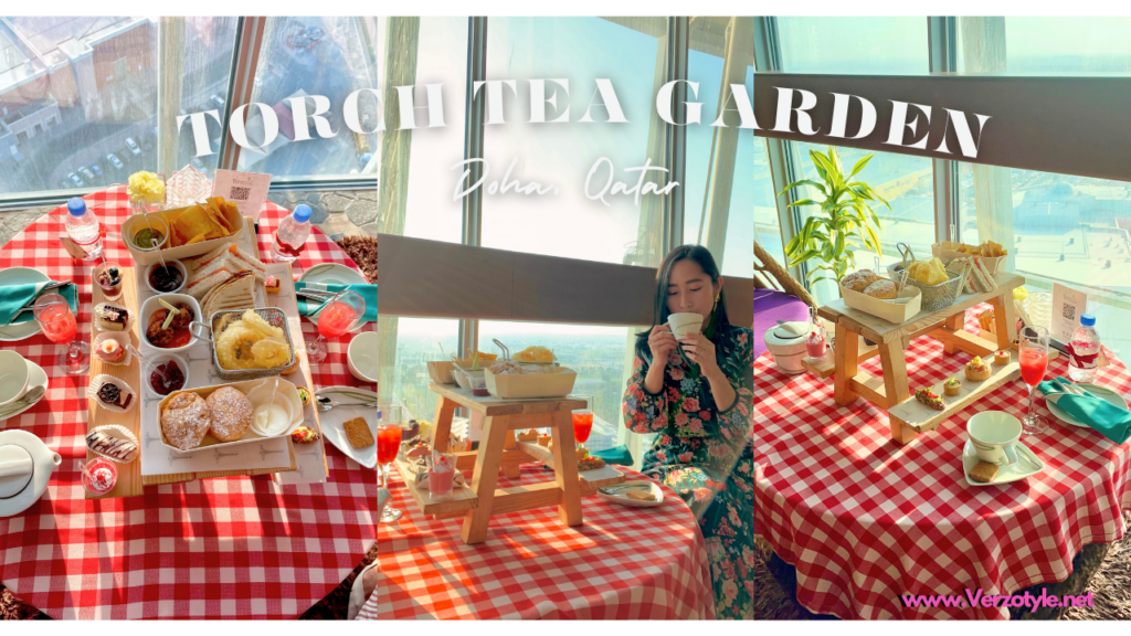 Afternoon tea at Doha Torch Tea Garden Doha Qatar